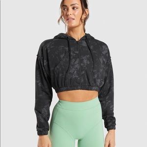 KK Fit x Gymshark Cropped Hoodie